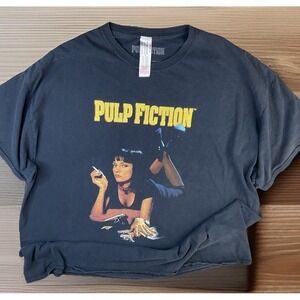 Pulp Fiction T-Shirt Boohooman Graphic Tee Short Sleeve Retro Movie Men Sz M